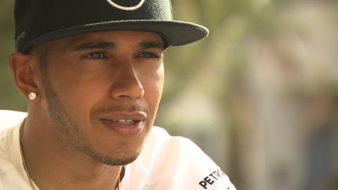 Mercedes driver Lewis Hamilton