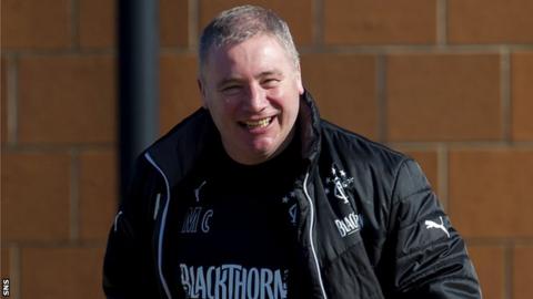Rangers manager Ally McCoist