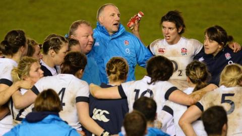 Gary Street and the England Women's squad