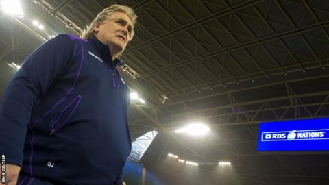 Scotland head coach Scott Johnson