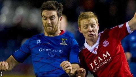 Ross Draper and Aberdeen's Bary Robson