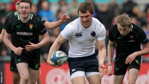 Methody centre Conor McKee scored two tries in the final against Sullivan Upper