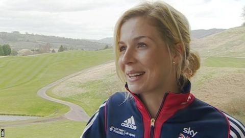 Welsh cyclist Becky James