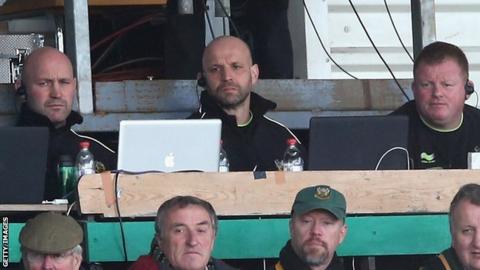 Alex King, Jim Mallinder and Dorian West