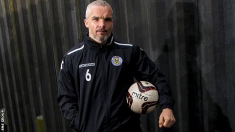 St Mirren captain Jim Goodwin