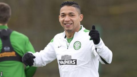 Celtic full-back Emilio Izaguirre
