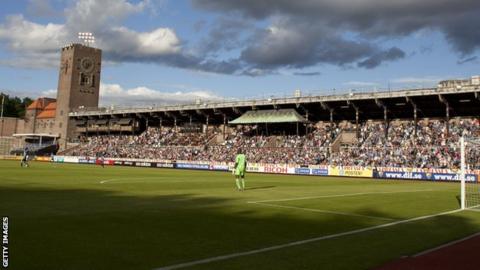 General view of the Stockholm's Olympiastadion, home of Djurgarden IF