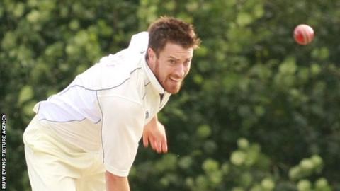 Will Owen in action for Glamorgan