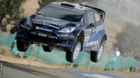 Elfyn Evans' car in Portugal
