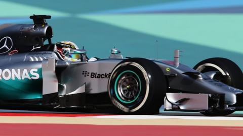 Lewis Hamilton fastest for Mercedes in Bahrain practice one