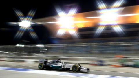 Bahrain Grand Prix: Mercedes dominate second practice amidst desert drama