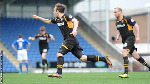 Newport's Max Porter celebrates