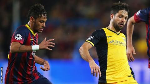 Neymar and Diego