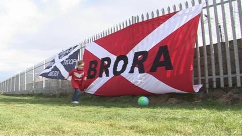 Brora Rangers flag