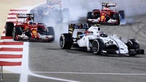 Fernando Alonso and Valtteri Bottas