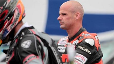 Ryan Farquhar (right) will be racing at the North West 200 this year