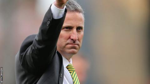 Norwich City boss Neil Adams