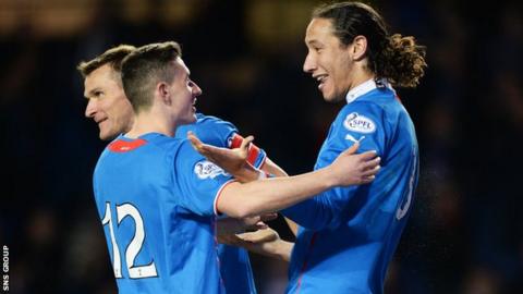 Rangers were 3-0 winners at Ibrox
