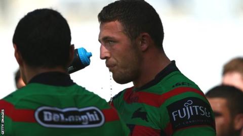 Sam Burgess of the South Sydney Rabbitohs