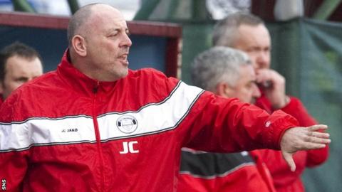 East Stirlingshire manager John Coughlin