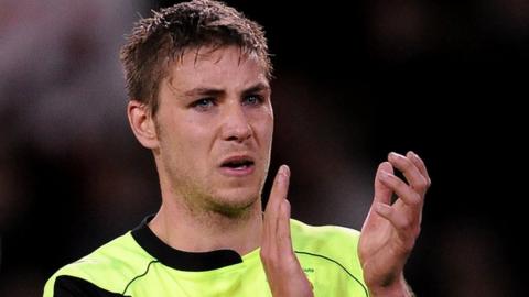 Yeovil striker Sam Foley