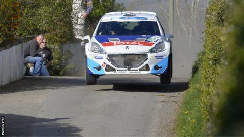 Craig Breen is second after day one of the Circuit of Ireland
