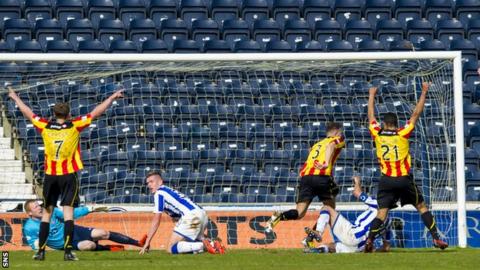 Aaron Taylor-Sinclair scores the winner as Partick Thistle beat Kilmarnock