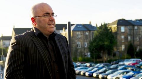 Alloa Athletic chairman Mike Mulraney
