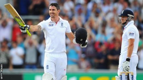 Kevin Pietersen and Jonny Bairstow