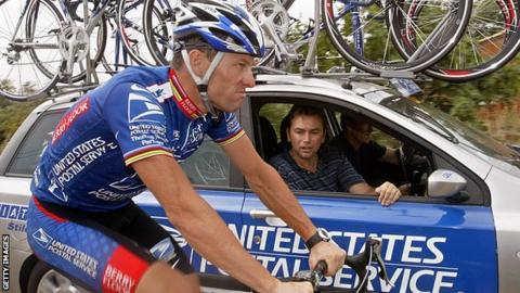 Lancer Armstrong and Johan Bruyneel