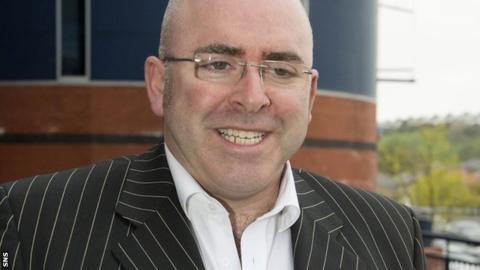 Alloa Athletic chairman Mike Mulraney