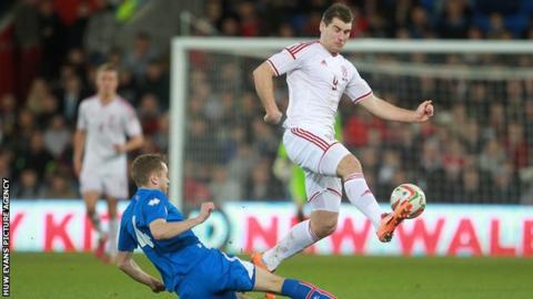 Wales and Burnley striker Sam Vokes