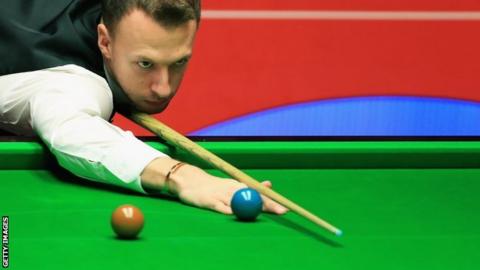 Judd Trump at the snooker World Championships