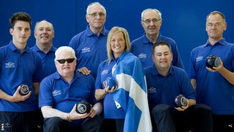 Scotland's Para-Sport bowls team