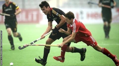 Tim Whiteman in action for England