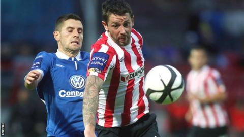 Derry striker Rory Patterson