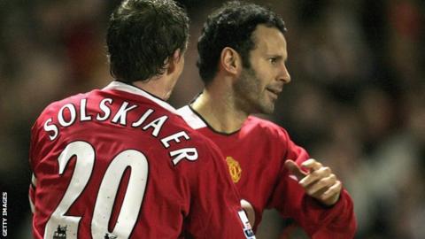 Ole Gunnar Solskjaer and Ryan Giggs