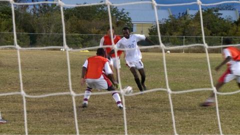 Turks and Caicos Islands team in training