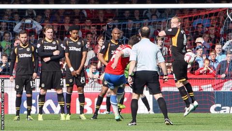 Michael Coulson scores York City's winner
