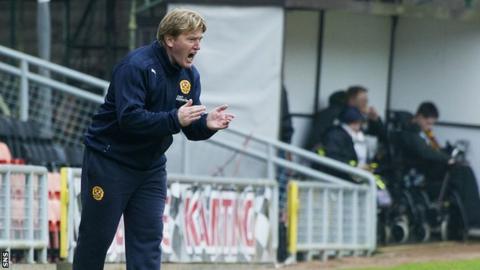 Motherwell manager Stuart McCall