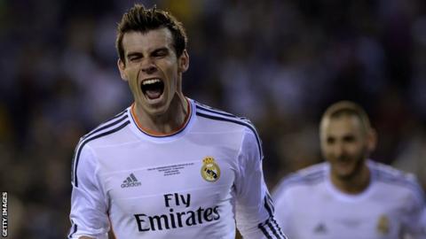 Real Madrid forward Gareth Bale