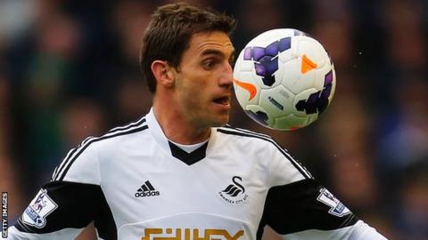 Swansea City's Angel Rangel