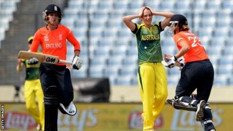 England women play Australia