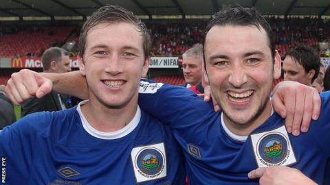 Mark McAllister and Michael Gault are among more players released by new Linfield manager Warren Feeney
