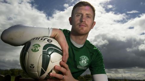 Hibernian midfielder Liam Craig