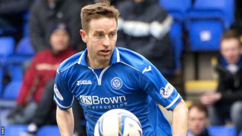 St Johnstone striker Steven MacLean