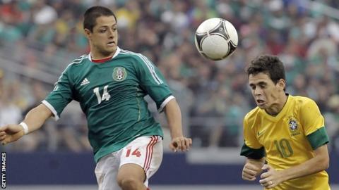 Mexico striker Javier Hernandez