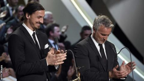 Zlatan Ibrahimovic and David Ginola