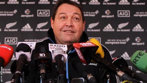 New Zealand coach Steve Hansen.