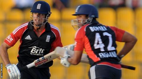 Alastair Cook and Bopara